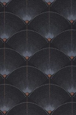 Tapete Hiromono Schwarzblau -Dekor Verkauf 625813 A Hiromono 2880x1440