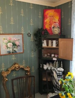 Tapete Danne Minttürkis -Dekor Verkauf Danne D 491032 2880x1440