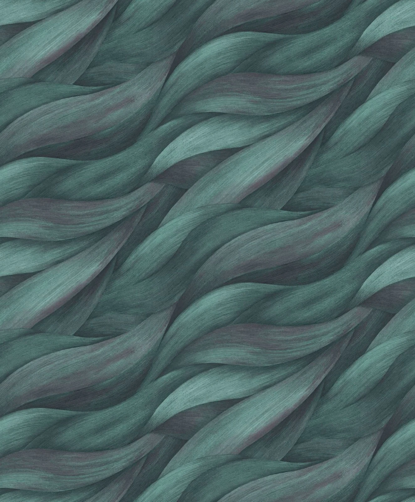 Vliestapete Wellen Design Petrol Erismann 10257-18 6 Vliestapete Wellen Design Petrol Erismann 10257-18 - Image 4