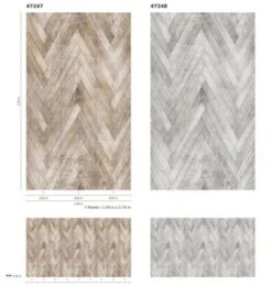 Fototapete Vlies Holz Zick-Zack-Muster Braun 47247 -Dekor Verkauf Fototapete Vlies Holz Zick Zack Muster braun 47247 63210698 1