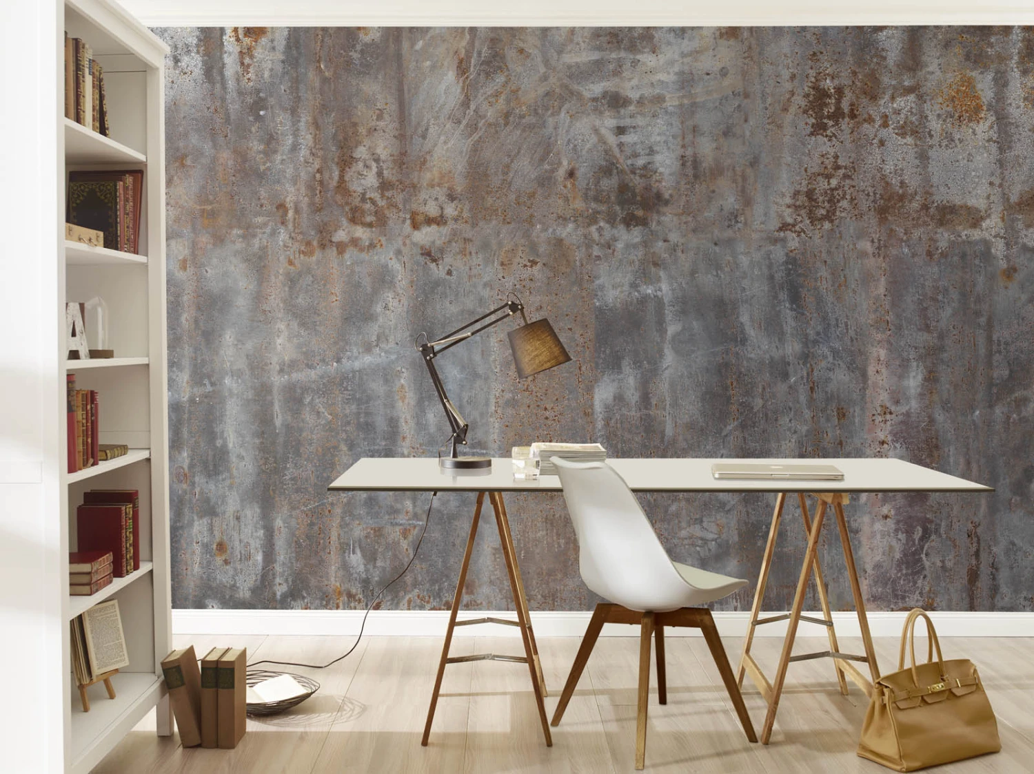 Rasch Fototapete Vlies 940916 Metall Platten Blau Braun 3 Rasch Fototapete Vlies 940916 Metall Platten Blau Braun