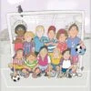 Kinder Wandbild Fußball Grau Rosa Jonas Kötz 46505 -Dekor Verkauf Kinder Wandbild Fussball grau rosa Jonas Koetz 46505 192161