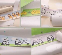 Kinderbordüre Löwen Zahlen Blau Braun Jonas Kötz 46521 -Dekor Verkauf Kinderborduere Loewen Zahlen blau braun Jonas Koetz 46521 192177