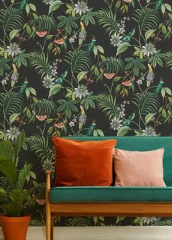 Tapete Oasis Schwarz -Dekor Verkauf Oasis B 431442 2880x1440