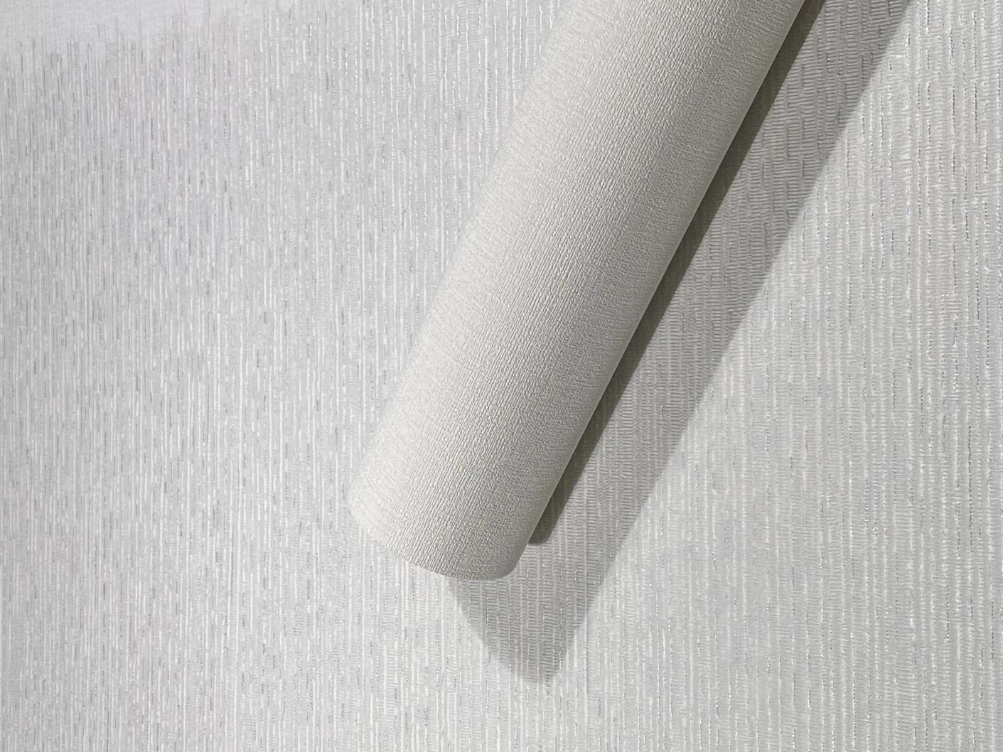 Papis Loveday Tapete 86748 Textil Optik Uni Weiß 4 Papis Loveday Tapete 86748 Textil Optik Uni Weiß - Image 2