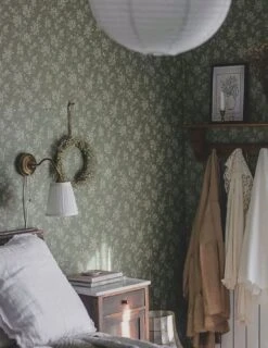 Tapete Patricia Schilfgrün -Dekor Verkauf Patricia B 452021 2880x1440