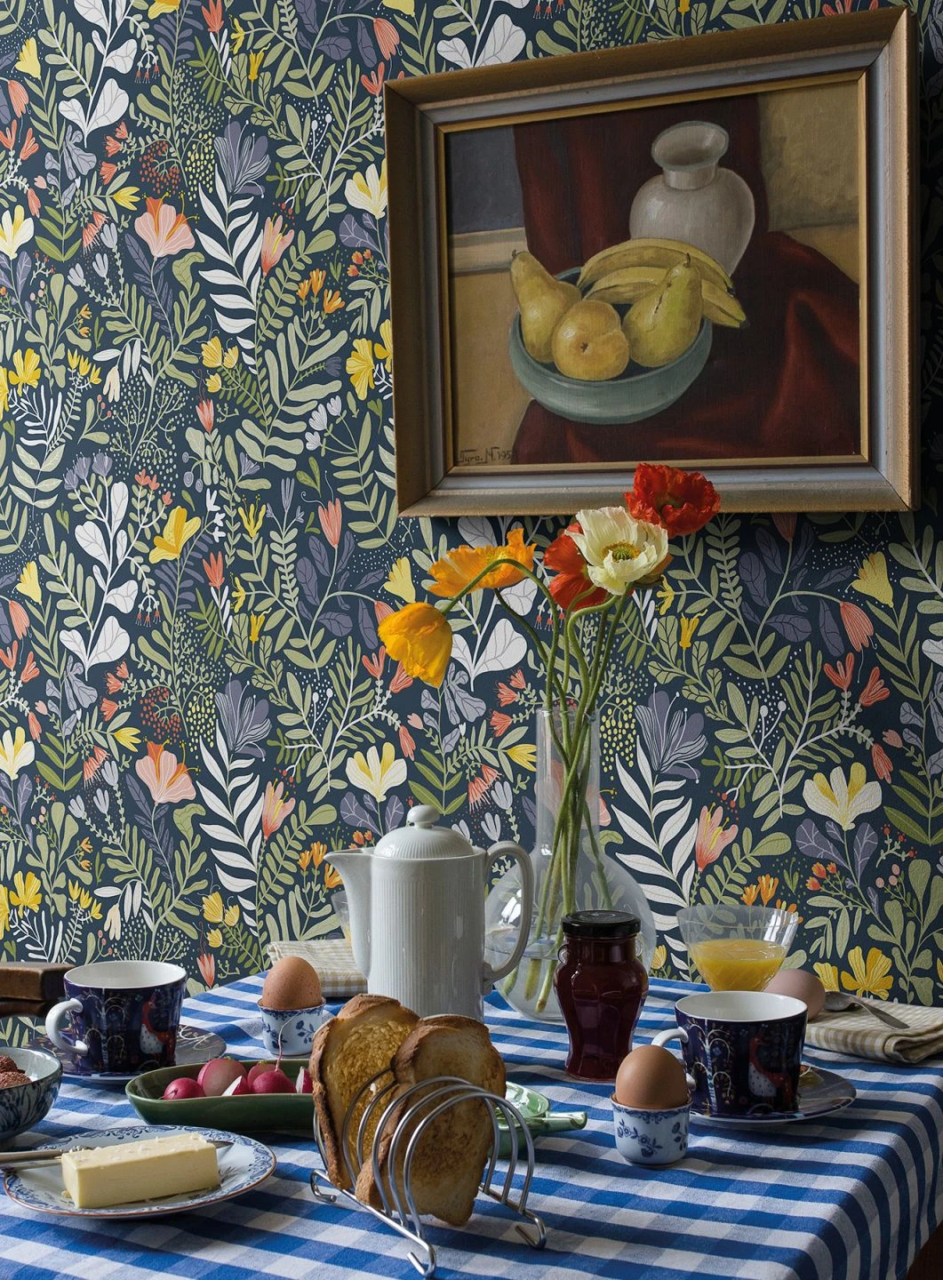 Tapete Pavonia Graublau 6 Tapete Pavonia Graublau - Image 4