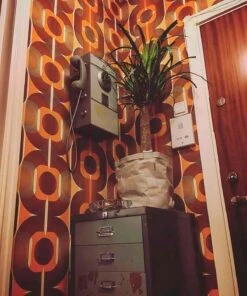 Tapete Sinon Orange -Dekor Verkauf Sinon 410495 2880x1440