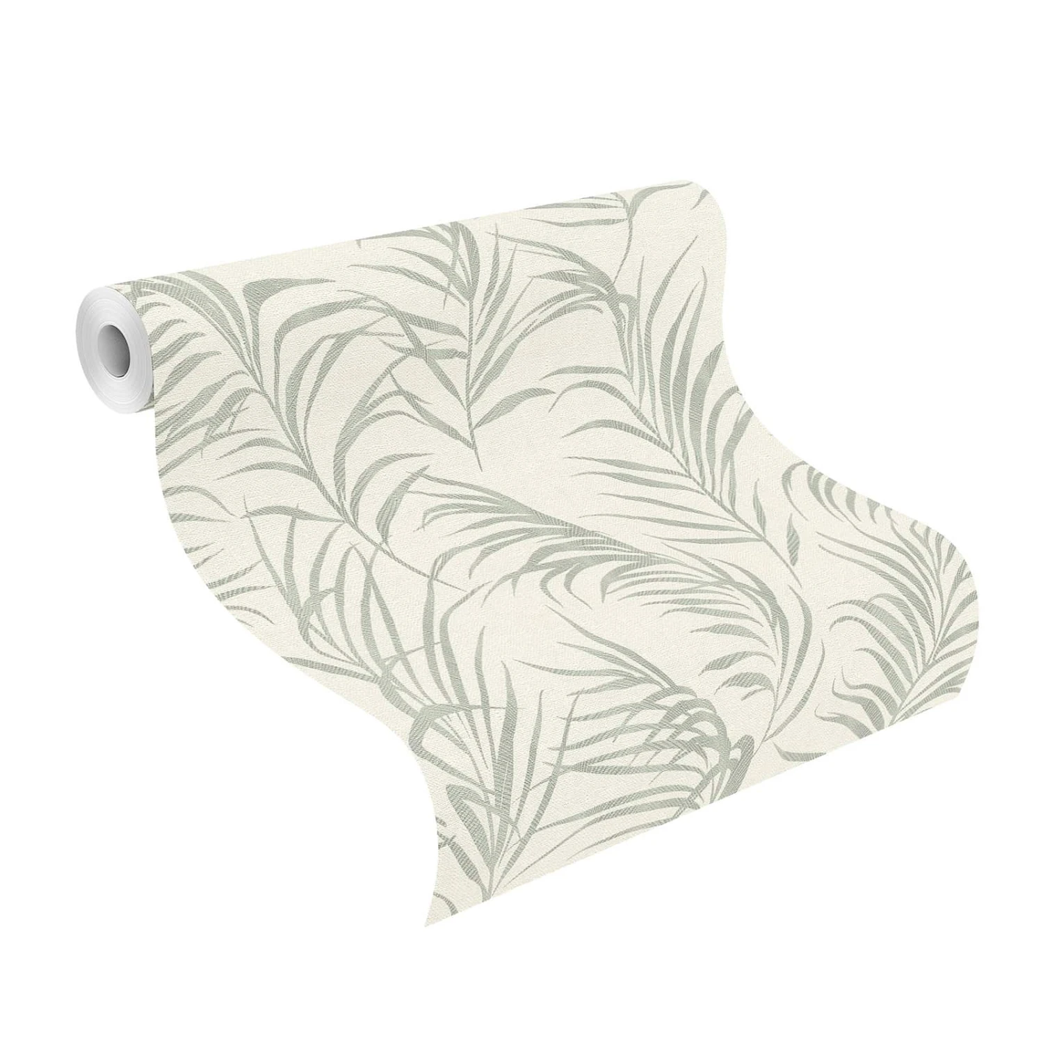 Tapete Barbara Home Collection Floral Blätter Weiß-Grün 4 Tapete Barbara Home Collection Floral Blätter Weiß-Grün - Image 2