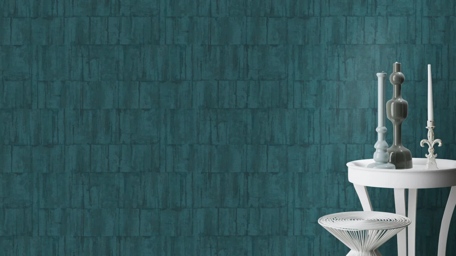 Tapete Barbara Home Collection Putzoptik Petrol 3 Tapete Barbara Home Collection Putzoptik Petrol
