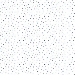 Tapete Kinder Punktemuster Weiß Dunkelblau 005453