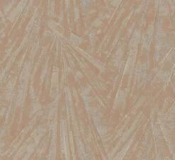 Papis Loveday Tapete 86718 Palmblätter Orange Gold -Dekor Verkauf Tapete Papis Loveday Orange Gold Blattmuster 86718 63213073