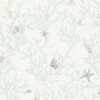 Versace Home Tapete Korallen Muscheln Blau Weiß 34496-3 -Dekor Verkauf Tapete Versace Home Korallen Meer blau weiss 34496
