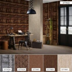 A.S. Creation Tapete Vlies 37743-3 Industrie Optik Eisen Braun -Dekor Verkauf Tapete Vlies 37743 3 Optik Eisen braun 63205790 5