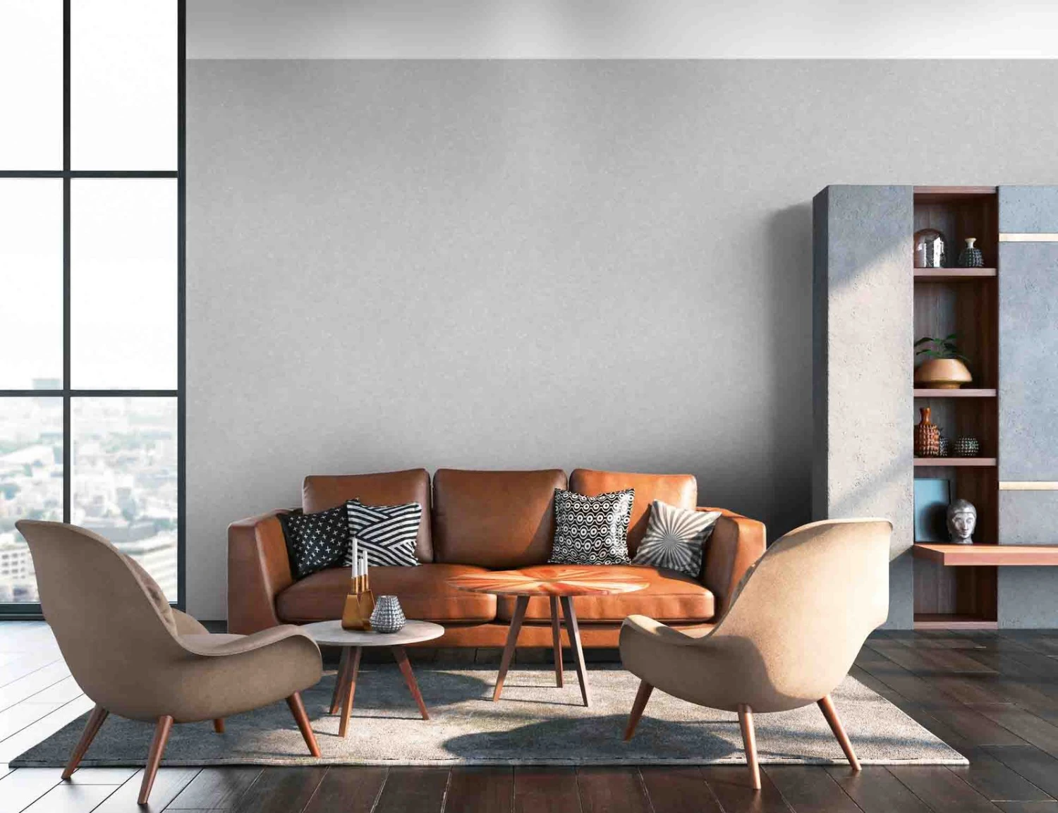 A.S. Creation Tapete Vlies 37744-7 Optik Putz Hellgrau 7 A.S. Creation Tapete Vlies 37744-7 Optik Putz Hellgrau - Image 5