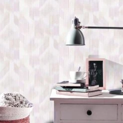 Tapete Vlies Batik Streifen Rosa Beige 10248-05 -Dekor Verkauf Tapete Vlies Batik Streifen rosa beige 10248 05 63209974 1