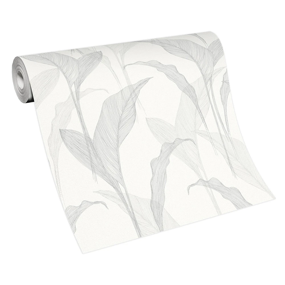 Tapete Vlies ELLE Blätter Floral Grau Glitzer 10207-31 7 Tapete Vlies ELLE Blätter Floral Grau Glitzer 10207-31 - Image 5