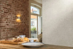 Tapete Vlies Einfarbig Barock Hellgrau Beige 36720-4 -Dekor Verkauf Tapete Vlies Einfarbig Barock hellgrau beige 367 1