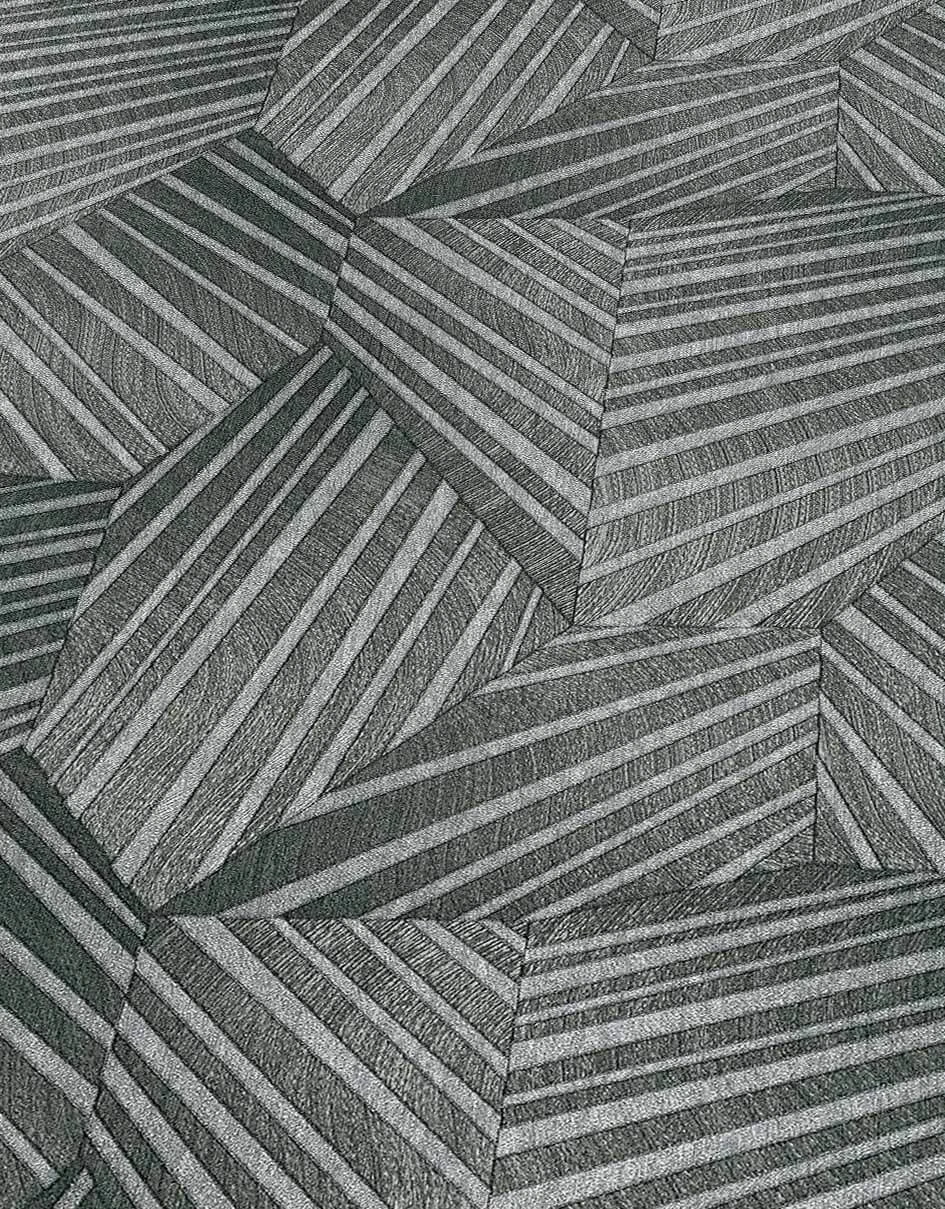 Tapete Vlies Elle Dreiecke 3D Anthrazit Glanz 10152-47 7 Tapete Vlies Elle Dreiecke 3D Anthrazit Glanz 10152-47 - Image 5