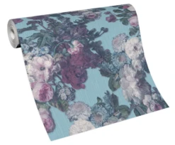 Tapete Vlies Elle Floral Rosen Blau Glitzer 10153-18 -Dekor Verkauf Tapete Vlies Elle Floral Rosen blau Glitzer 10153 18 63207006