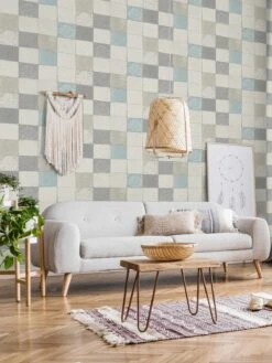 Tapete Vlies Fliesenplatten Grauweiß Beige Blau 37406-1 9 Tapete Vlies Fliesenplatten Grauweiß Beige Blau 37406-1 -Dekor Verkauf Tapete Vlies Fliesenplatten grauweiss beige blau 37406 1 63202501 2