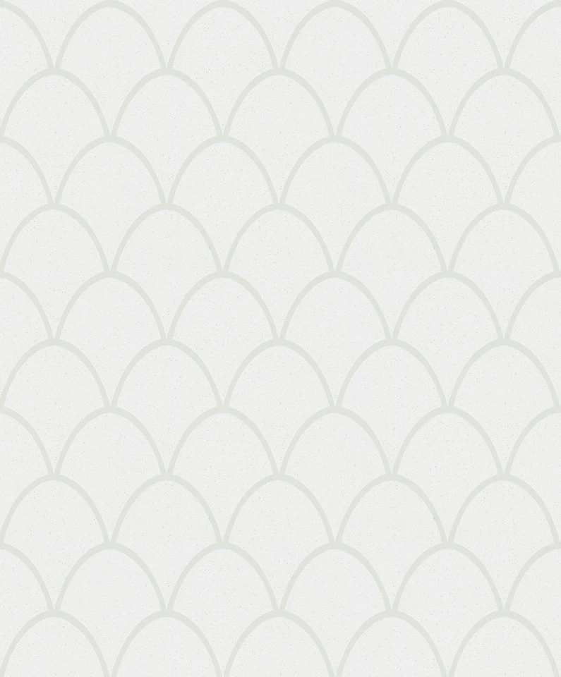 Tapete Vlies Geometrie Bögen Glitzer Weiß 32720 4 Tapete Vlies Geometrie Bögen Glitzer Weiß 32720 - Image 2