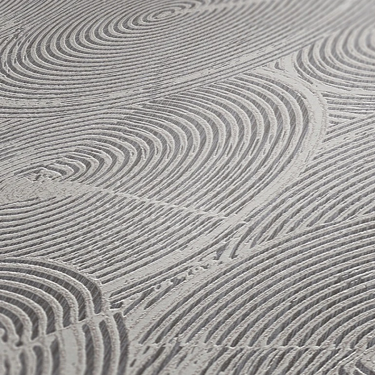 Tapete Vlies Grafisch Kreise Grau Metallic 37900-2 4 Tapete Vlies Grafisch Kreise Grau Metallic 37900-2 - Image 2