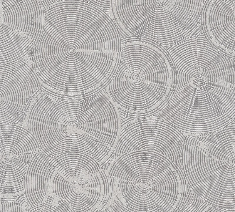 Tapete Vlies Grafisch Kreise Grau Metallic 37900-2 3 Tapete Vlies Grafisch Kreise Grau Metallic 37900-2