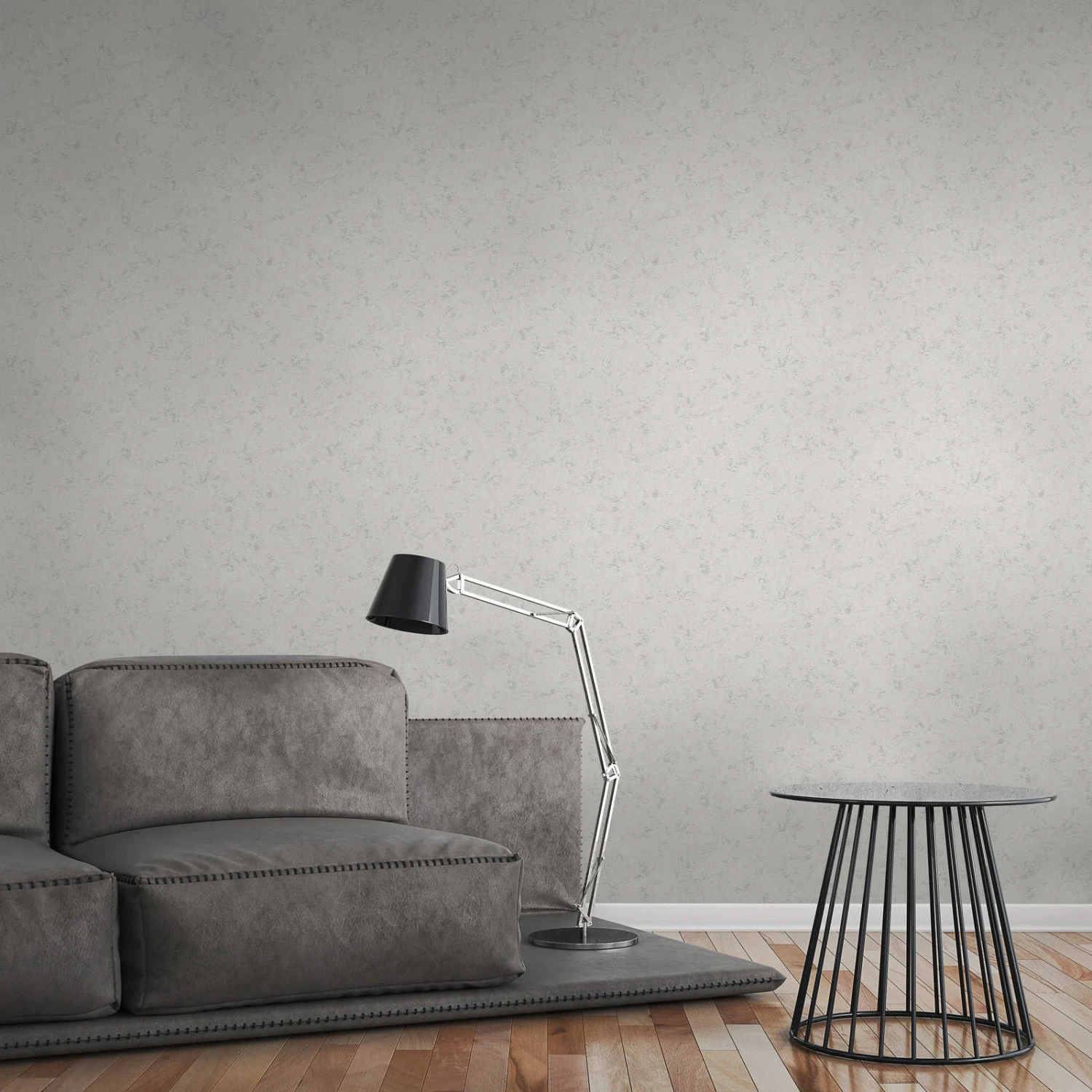 A.S. Creation Tapete Vlies Metallic Meliert Weiß Metallic 3777-15 6 A.S. Creation Tapete Vlies Metallic Meliert Weiß Metallic 3777-15 - Image 4