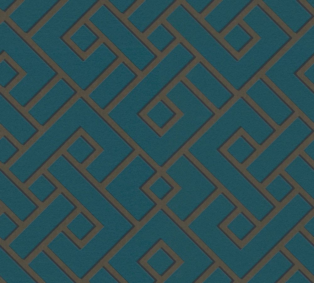 A.S. Creation Tapete Vlies Michalsky Geometrisch Grün Schwarz 37984-3 4 A.S. Creation Tapete Vlies Michalsky Geometrisch Grün Schwarz 37984-3 - Image 2