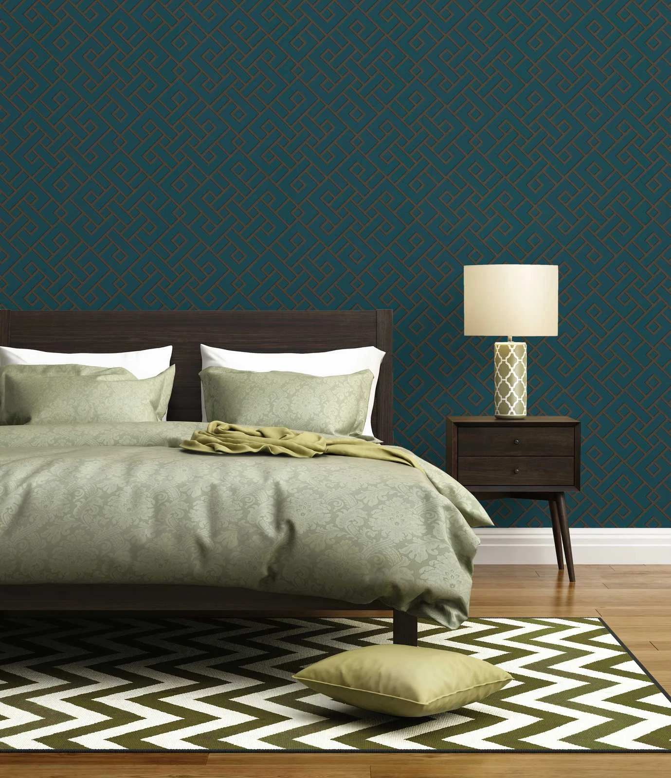 A.S. Creation Tapete Vlies Michalsky Geometrisch Grün Schwarz 37984-3 7 A.S. Creation Tapete Vlies Michalsky Geometrisch Grün Schwarz 37984-3 - Image 5