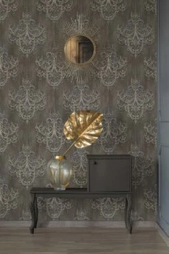 Tapete Vlies Ornamente Barock Braun Blau Weiss 38096-1 -Dekor Verkauf Tapete Vlies Ornamente Barock braun blau weiss 38096 1 63209837