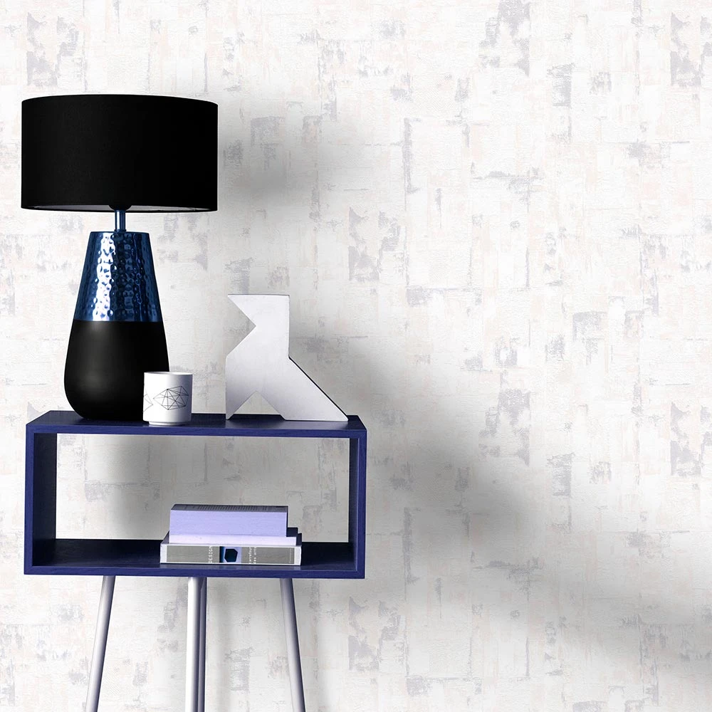 Tapete Vlies Putz Metallic-Effekt Hellgrau 10179-31 4 Tapete Vlies Putz Metallic-Effekt Hellgrau 10179-31 - Image 2