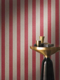 Tapete Vlies Rasch Gestreift Graubeige Rot 802740 -Dekor Verkauf Tapete Vlies Rasch Gestreift graubeige rot Via T 2