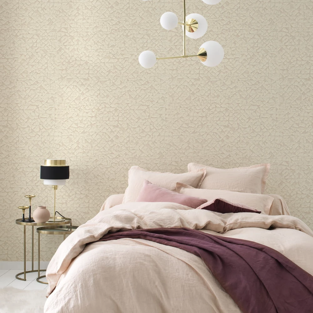 Tapete Vlies Rauten Grafisch Creme Rasch 704334 6 Tapete Vlies Rauten Grafisch Creme Rasch 704334 - Image 4