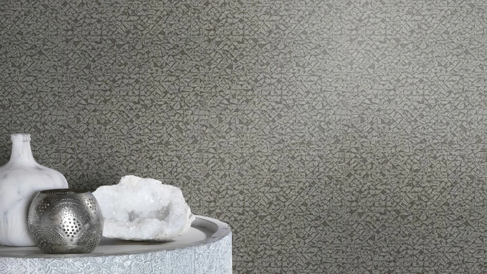 Tapete Vlies Rauten Grafisch Silber Rasch 704358 6 Tapete Vlies Rauten Grafisch Silber Rasch 704358 - Image 4
