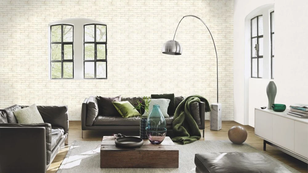 Tapete Vlies Stein-Optik Backstein Creme Hellgrau 446319 6 Tapete Vlies Stein-Optik Backstein Creme Hellgrau 446319 - Image 4