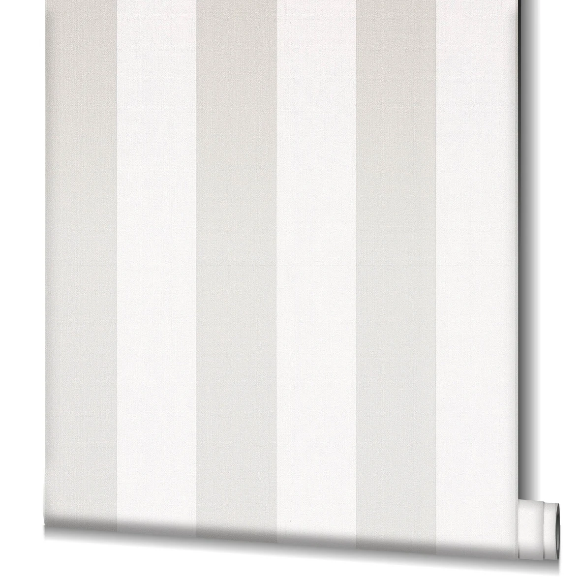 Tapete Vlies Streifen Greige Weiß Novamur 82263 3 Tapete Vlies Streifen Greige Weiß Novamur 82263