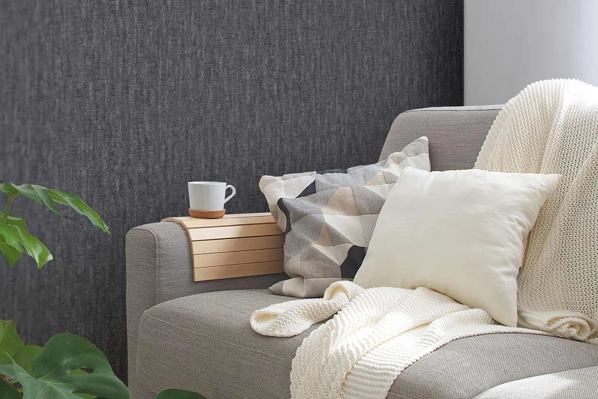 Tapete Vlies Uni Vintage Anthrazit Silber Glanz 38205-2 6 Tapete Vlies Uni Vintage Anthrazit Silber Glanz 38205-2 - Image 4