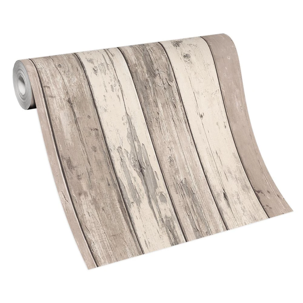 Tapete Vlies Vintage Holz-Optik Beige Creme 10200-11 4 Tapete Vlies Vintage Holz-Optik Beige Creme 10200-11 - Image 2