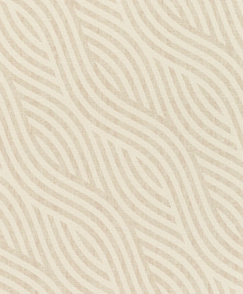 Tapete Vlies Wellen-Design Creme Beige Rasch 704532 4 Tapete Vlies Wellen-Design Creme Beige Rasch 704532 - Image 2