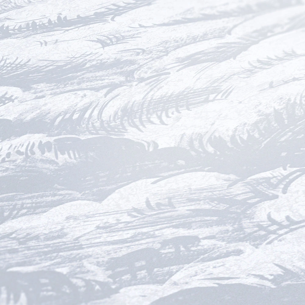 Tapete Vlies Wolken Muster Hellgrau Weiß 37705-2 5 Tapete Vlies Wolken Muster Hellgrau Weiß 37705-2 - Image 3