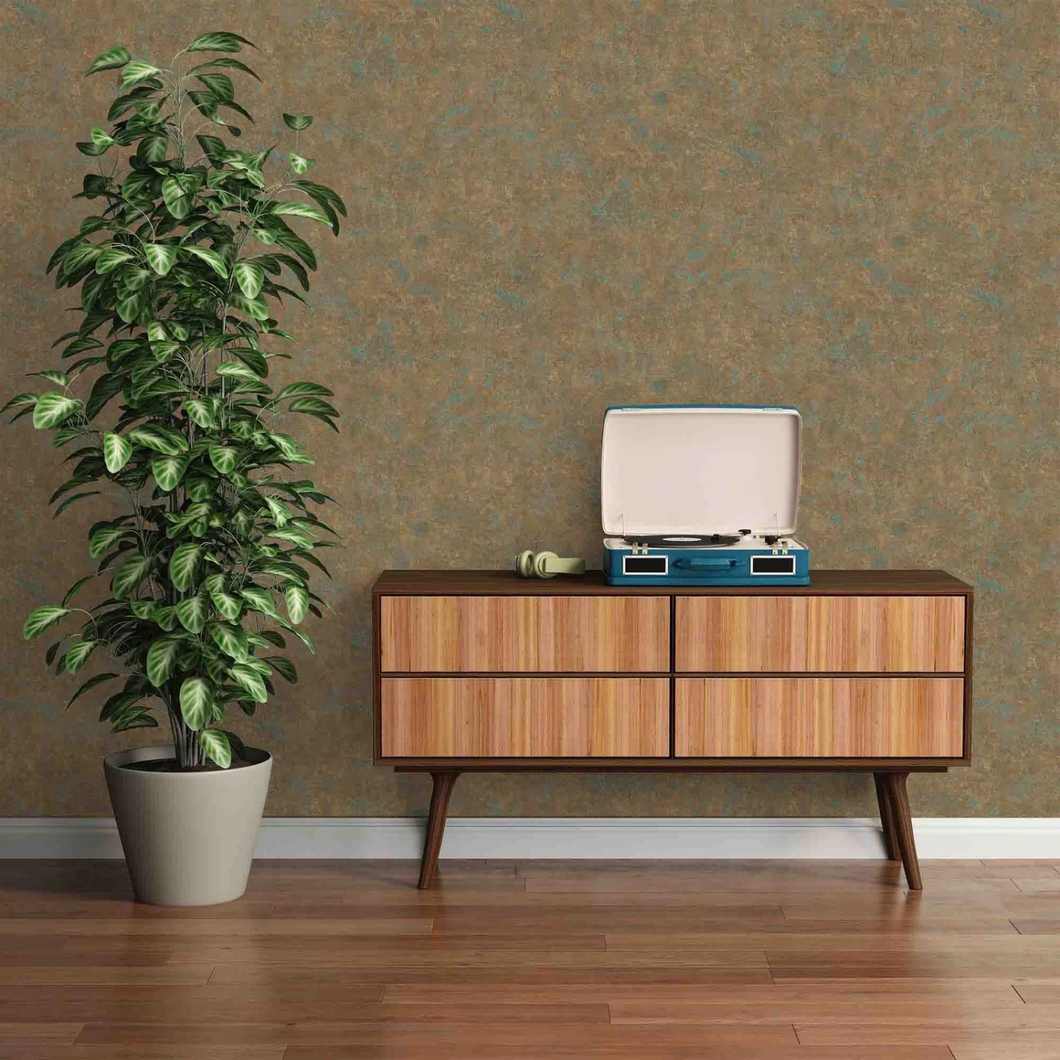 A.S. Creation Tapete Vlies Meliert Einfarbig Bronze Blau 37655-9 9 A.S. Creation Tapete Vlies Meliert Einfarbig Bronze Blau 37655-9 - Image 7