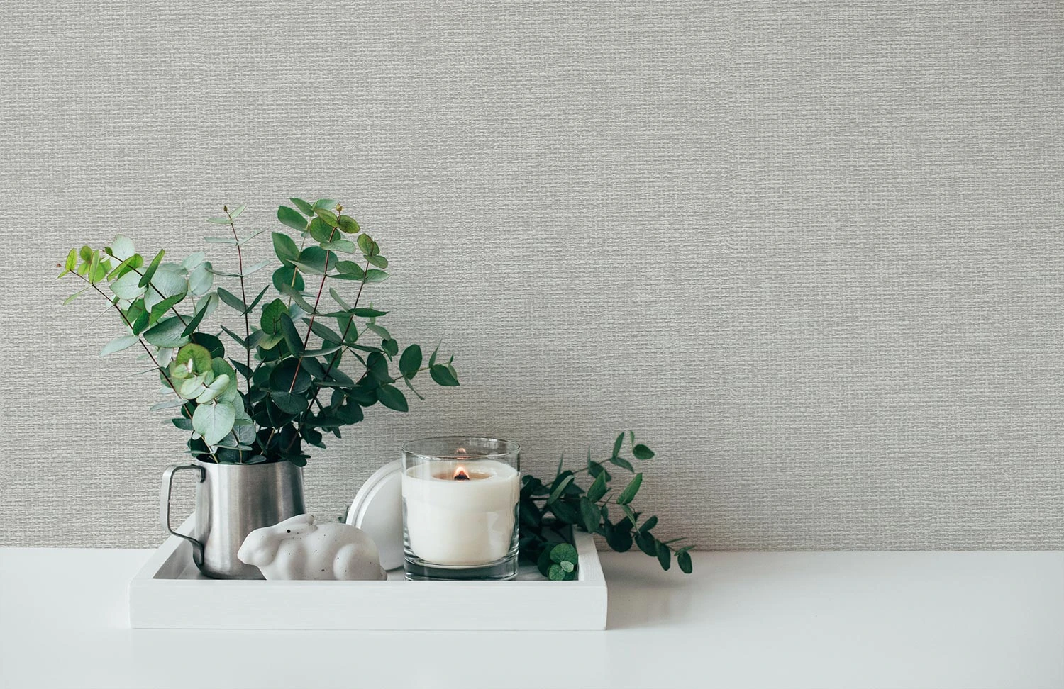 A.S. Creation Vliestapete 386132 Textil Optik Grau 5 A.S. Creation Vliestapete 386132 Textil Optik Grau - Image 3