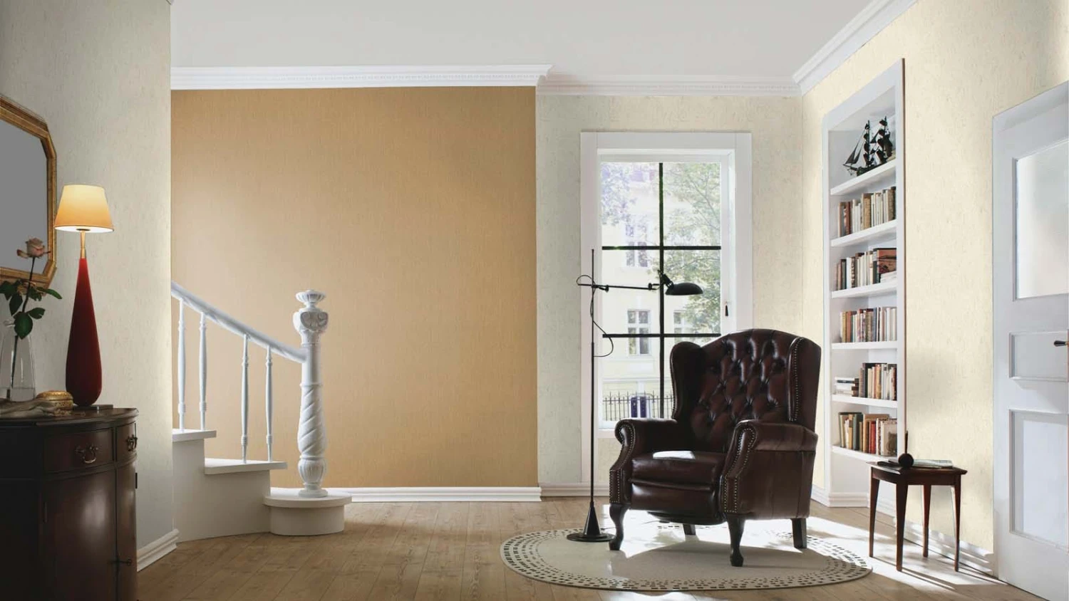 Vliestapete 537703 Rasch Gold Längsstruktur 7 Vliestapete 537703 Rasch Gold Längsstruktur - Image 5