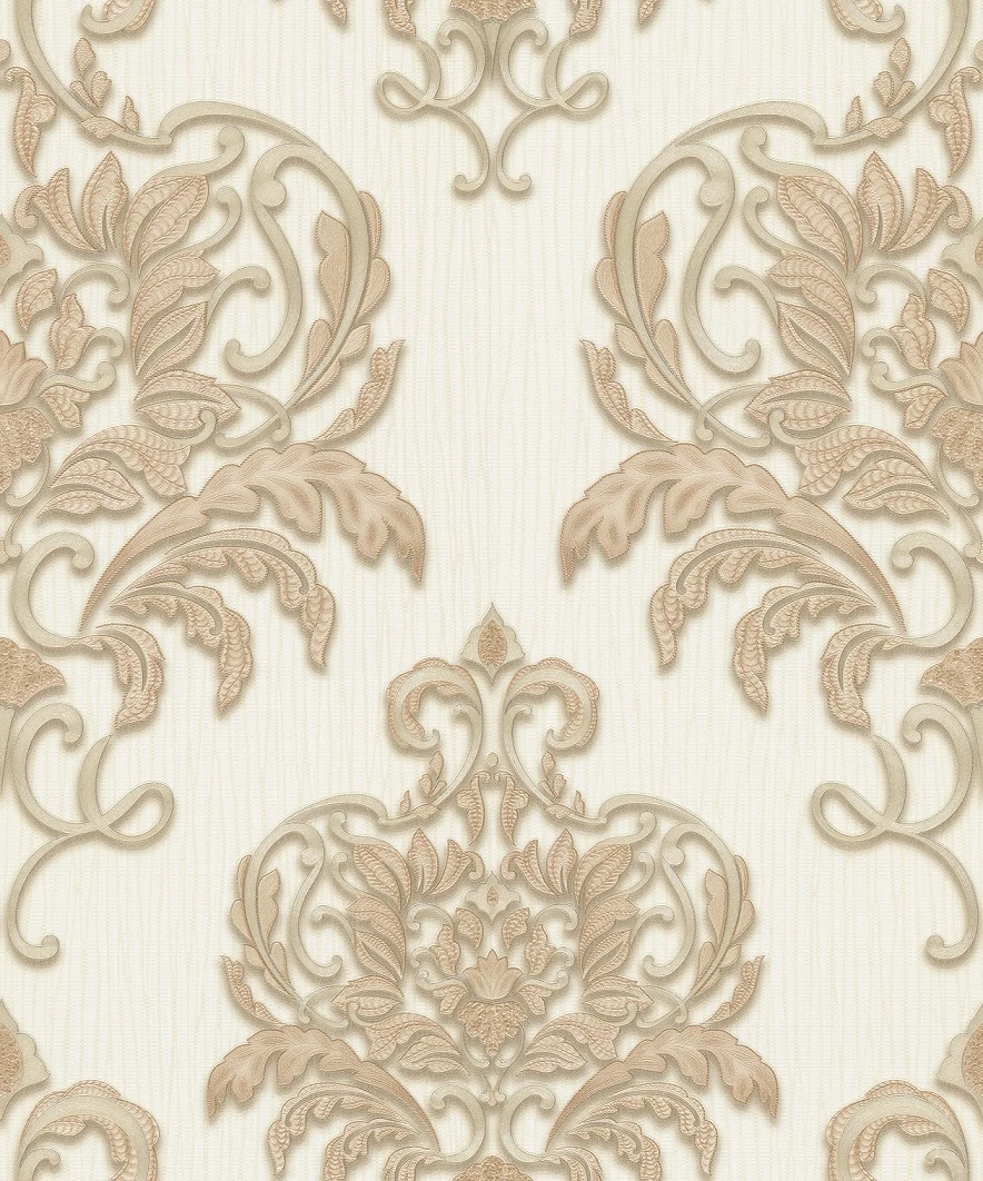 Vliestapete Erismann 10102-14 Barockdesign Beige Weiß 4 Vliestapete Erismann 10102-14 Barockdesign Beige Weiß - Image 2