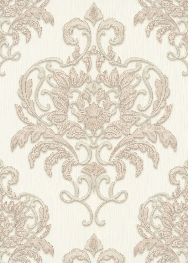 Vliestapete Erismann 10102-14 Barockdesign Beige Weiß 7 Vliestapete Erismann 10102-14 Barockdesign Beige Weiß - Image 5