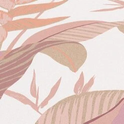 Vliestapete Elle Blattmuster Rosa Gold Metallic 10332-05 -Dekor Verkauf Vliestapete Elle Blaetter Weiss Rosa Gold Metallic 10332 05 63216401 1