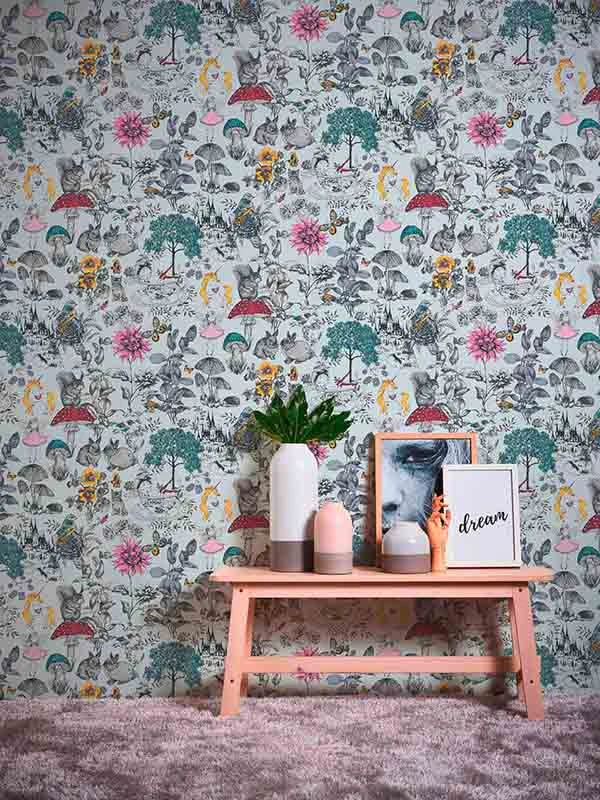 A.S. Creation Vliestapete Kinder Blumen Tiere Weiß Bunt 38120-1 6 A.S. Creation Vliestapete Kinder Blumen Tiere Weiß Bunt 38120-1 - Image 4