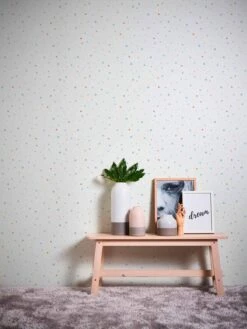 A.S. Creation Vliestapete Kinder Punkte Blau Gelb Weiß 38116-2 -Dekor Verkauf Vliestapete Kinder Punkte blau gelb weiss 38116 2 63208424 3